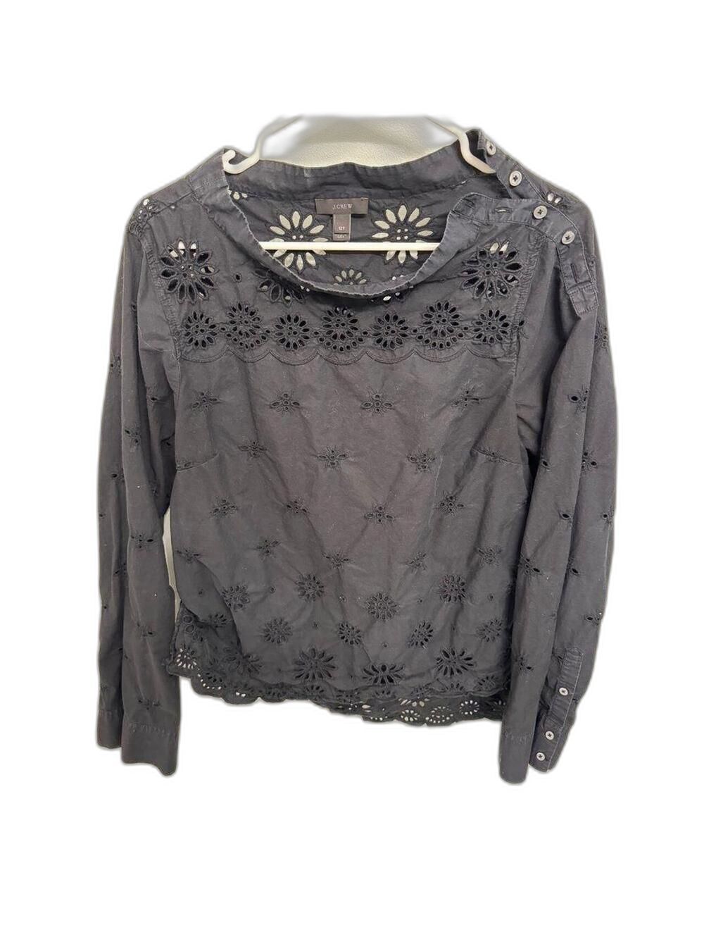 J.Crew Women's Black Blouse